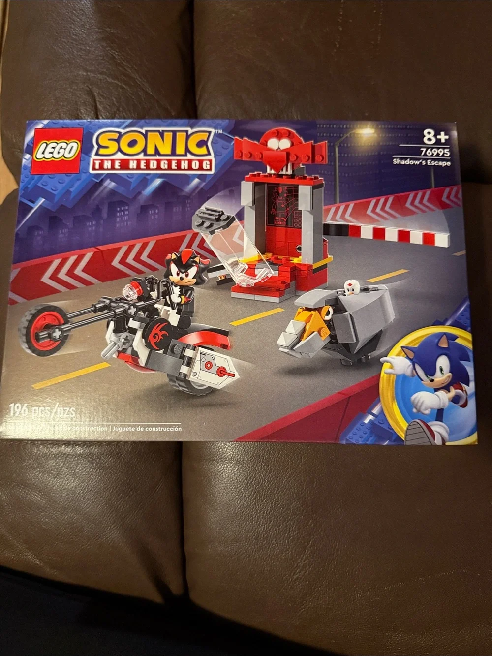 LEGO Sonic The Hedgehog Shadow's Escape - Red, Black, Gray and Yellow 76995 NEW